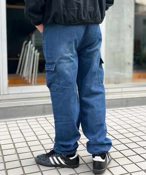yield(イールド)の「【yield select】カーゴイージーパンツ N25AW2(デニムパンツ・メンズ・インディゴブルー/ブラック・L/XL/M)」の11枚目の写真