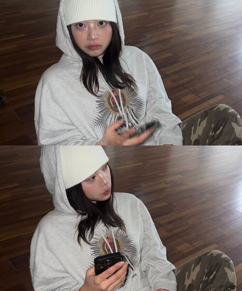 FLAREUP(フレアアップ)の「2.FLARE Knit Beanie - Off White (FL-716)(ニットキャップ/ビーニー・レディース・Off White・FREE)」の15枚目の写真