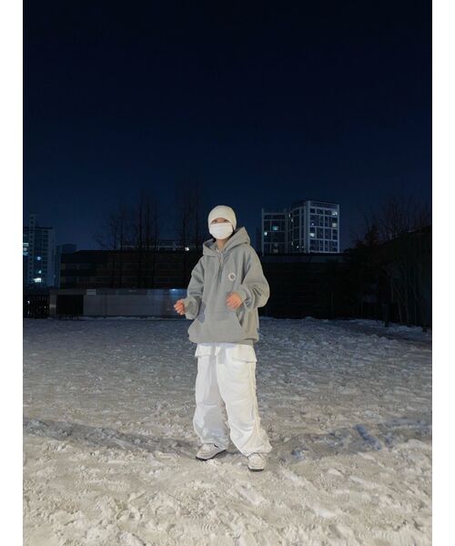 FLAREUP(フレアアップ)の「2.FLARE Knit Beanie - Off White (FL-716)(ニットキャップ/ビーニー・レディース・Off White・FREE)」の3枚目の写真