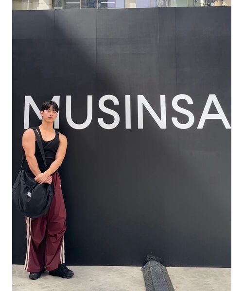 F.ILLUMINATE(フィルミネイト)の「ナイロンツーピンタックテーピングパンツ-ワイン(スウェットパンツ・レディース・その他・X-SMALL/SMALL/MEDIUM/LARGE)」の21枚目の写真