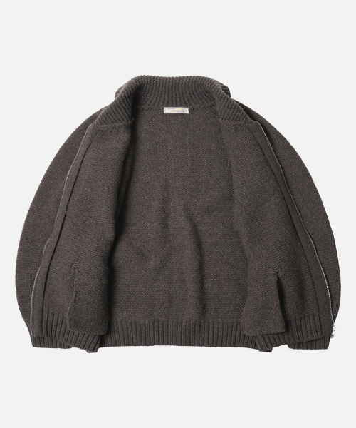 FRIZMWORKS(フリズムワークス)の「HEAVY COWICHAN ZIP UP CARDIGAN _ SEPHIA(カーディガン/ボレロ・メンズ・その他・SMALL/MEDIUM/LARGE/X-LARGE)」の2枚目の写真