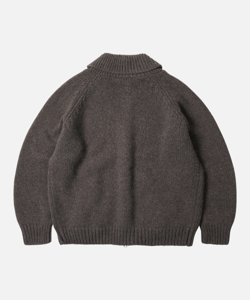FRIZMWORKS(フリズムワークス)の「HEAVY COWICHAN ZIP UP CARDIGAN _ SEPHIA(カーディガン/ボレロ・メンズ・その他・SMALL/MEDIUM/LARGE/X-LARGE)」の3枚目の写真