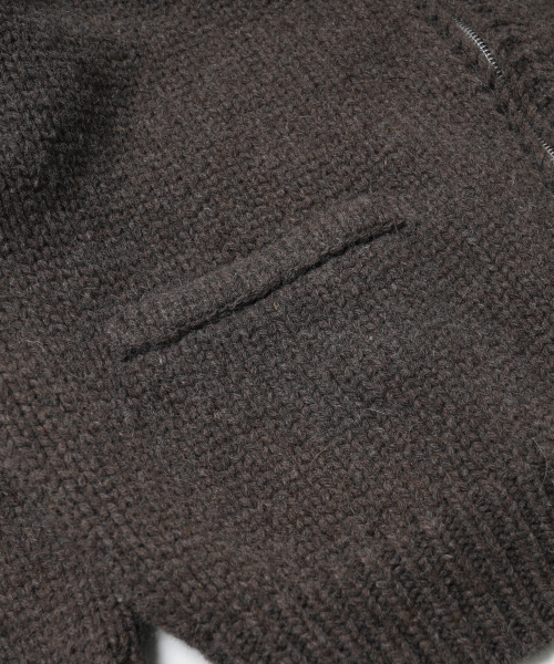 FRIZMWORKS(フリズムワークス)の「HEAVY COWICHAN ZIP UP CARDIGAN _ SEPHIA(カーディガン/ボレロ・メンズ・その他・SMALL/MEDIUM/LARGE/X-LARGE)」の5枚目の写真