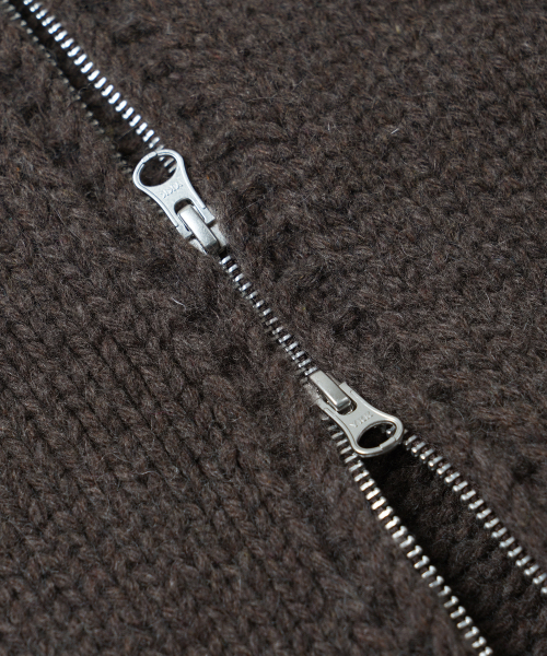 FRIZMWORKS(フリズムワークス)の「HEAVY COWICHAN ZIP UP CARDIGAN _ SEPHIA(カーディガン/ボレロ・メンズ・その他・SMALL/MEDIUM/LARGE/X-LARGE)」の7枚目の写真