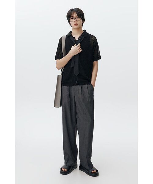 MUSINSA STANDARD（ムシンサスタンダード）の「エッセンシャルタンクトップ [ダークグレー]（Tシャツ/カットソー・メンズ・その他・SMALL/XX-LARGE/MEDIUM/X-LARGE/XXX-LARGE/LARGE）」の15枚目の写真
