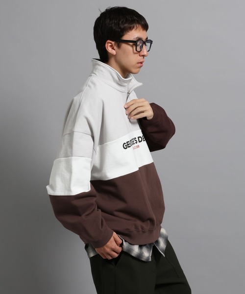 GEORGE'S（ジョージズ）の「裏毛ハーフZIPプルオーバー（スウェット・メンズ・ブルー系その他/グレー系その他・MEDIUM/LARGE）」の13枚目の写真