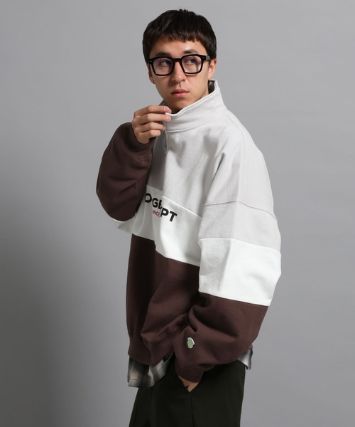 GEORGE'S（ジョージズ）の「裏毛ハーフZIPプルオーバー（スウェット・メンズ・ブルー系その他/グレー系その他・MEDIUM/LARGE）」の14枚目の写真