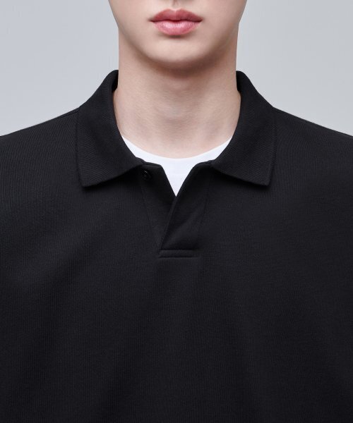 MUSINSA STANDARD（ムシンサスタンダード）の「特大カラースウェットシャツ[ブラック]（スウェット・メンズ・その他・SMALL/MEDIUM/X-LARGE/XX-LARGE）」の6枚目の写真