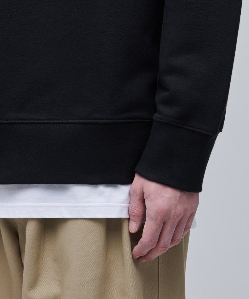 MUSINSA STANDARD（ムシンサスタンダード）の「特大カラースウェットシャツ[ブラック]（スウェット・メンズ・その他・SMALL/MEDIUM/X-LARGE/XX-LARGE）」の8枚目の写真