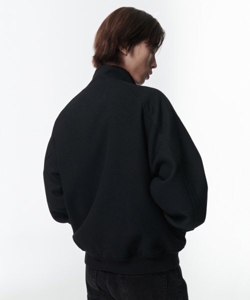 MUSINSA STANDARD（ムシンサスタンダード）の「ウールブレンドヘリンボーンジャケット[ブラック]（ブルゾン・メンズ・その他・MEDIUM/LARGE/X-LARGE/XX-LARGE）」の4枚目の写真