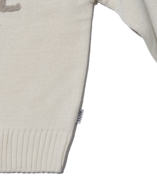 YOUHEE（ユヒ）の「YOUHEE OFF-SHOULDER KNIT IVORY（ニット/セーター・レディース・その他・FREE）」の6枚目の写真