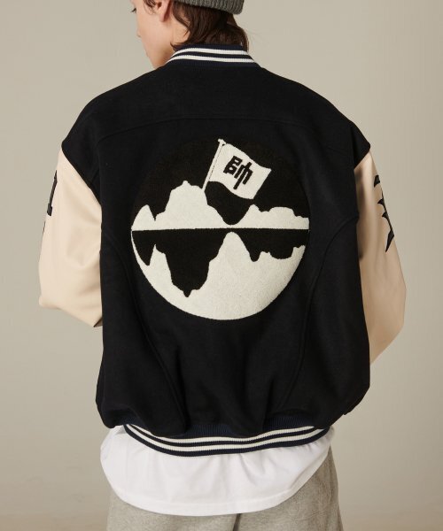 TAKEASY(テイクイージー)の「ウールバシティジャケット(ネイビー)(スタジャン・メンズ・その他・LARGE/SMALL)」の16枚目の写真