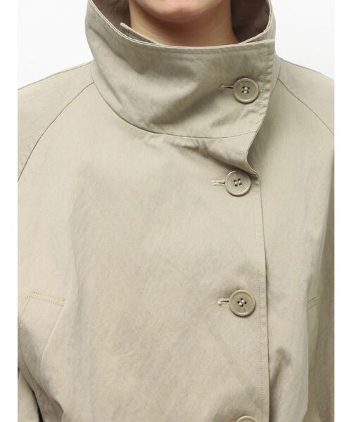 Ungrid（アングリッド）の「スタンドカラーミドル丈トレンチコート（トレンチコート・レディース・チャコールグレー/カーキ・FREE）」の17枚目の写真