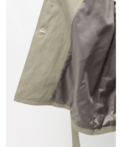 Ungrid（アングリッド）の「スタンドカラーミドル丈トレンチコート（トレンチコート・レディース・チャコールグレー/カーキ・FREE）」の20枚目の写真