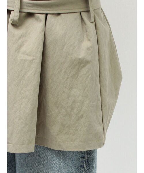 Ungrid（アングリッド）の「スタンドカラーミドル丈トレンチコート（トレンチコート・レディース・チャコールグレー/カーキ・FREE）」の21枚目の写真