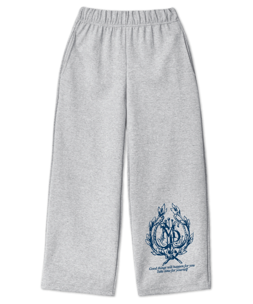 MILLION DAY(ミリオンデイ)の「Laurel wide pants(スウェットパンツ・レディース・グレー/オートミール/ブラック/ホワイト・LARGE/MEDIUM/X-LARGE)」の4枚目の写真