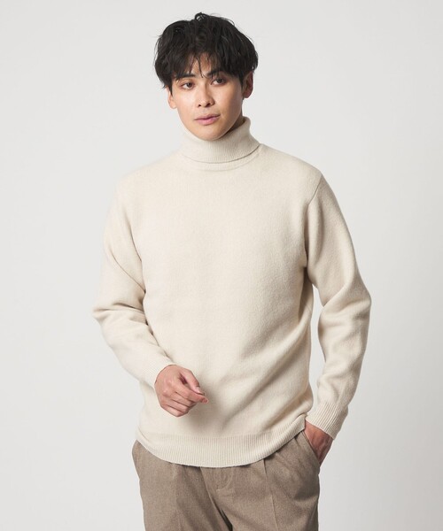 A DAY IN THE LIFE UNITED ARROWS(アデイインザライフユナイテッドアローズ)の「アンゴラミックス タートルネックニット<A DAY IN THE LIFE>(ニット/セーター・メンズ・ナチュラル/ブラック/モカ/ダークグレー・L/S/M)」の10枚目の写真