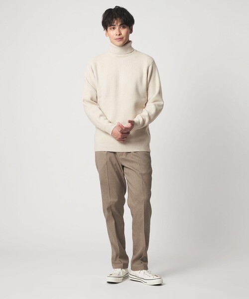 A DAY IN THE LIFE UNITED ARROWS(アデイインザライフユナイテッドアローズ)の「アンゴラミックス タートルネックニット<A DAY IN THE LIFE>(ニット/セーター・メンズ・ナチュラル/ブラック/モカ/ダークグレー・L/S/M)」の11枚目の写真