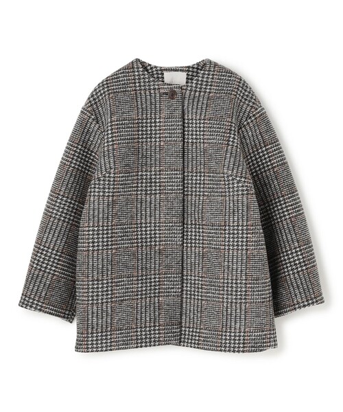 セール】ボンディング フォルムコート（ノーカラーコート）｜UNFILO