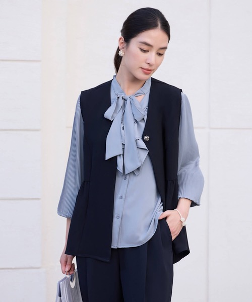 セール】セットアップ フォーマルドレス パンツスーツ ノーカラー