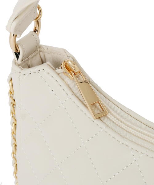 EDIT COLOGNE（エディットコロン）の「キルティングチェーンショルダーバッグ（ショルダーバッグ・レディース・ホワイト系その他/レッド/ブラック・ﾌﾘ-）」の11枚目の写真
