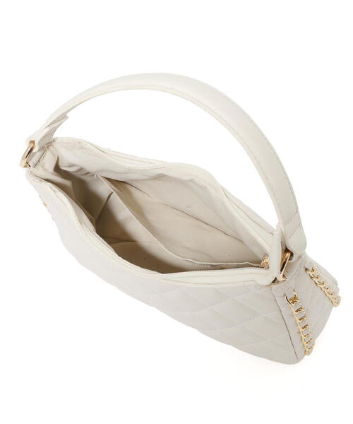 EDIT COLOGNE（エディットコロン）の「キルティングチェーンショルダーバッグ（ショルダーバッグ・レディース・ホワイト系その他/レッド/ブラック・ﾌﾘ-）」の5枚目の写真