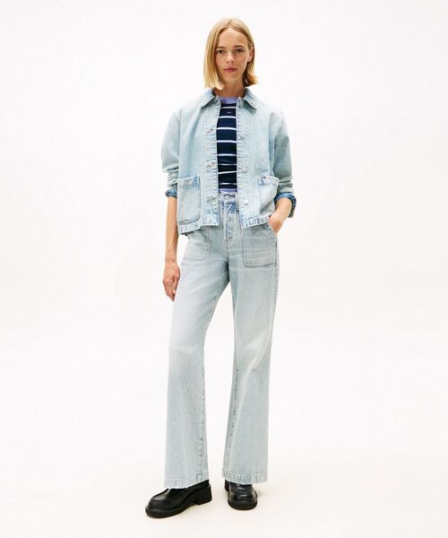 tommy jeans（トミー ジーンズ）の「ベッラフレアジーンズ（デニムパンツ・レディース・インディゴブルー・26inch/27inch/24inch/25inch）」の2枚目の写真