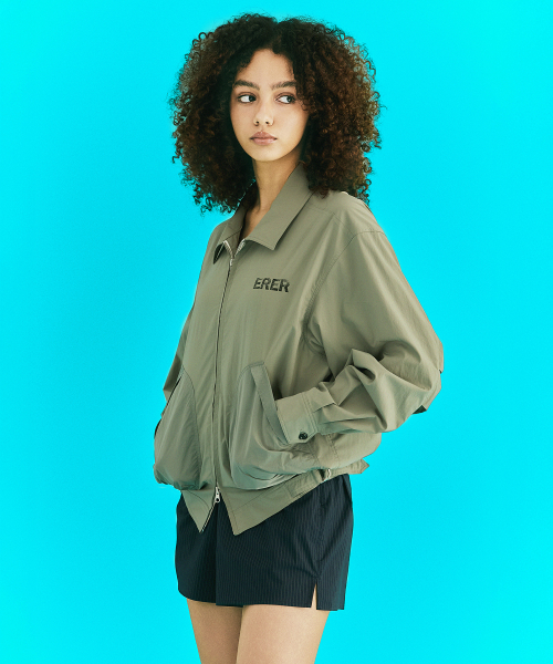 ERER（エルエル）の「[UN] Vintage Painted Nylon Blouson Khaki（ブルゾン・レディース・カーキ・1/2/3）」の13枚目の写真