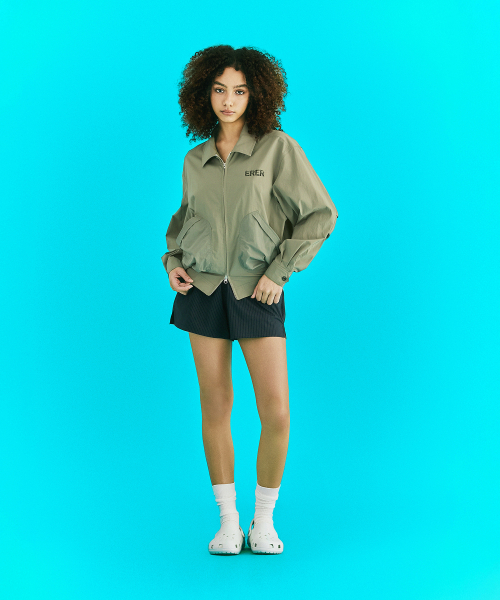 ERER（エルエル）の「[UN] Vintage Painted Nylon Blouson Khaki（ブルゾン・レディース・カーキ・1/2/3）」の11枚目の写真
