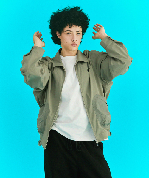 ERER（エルエル）の「[UN] Vintage Painted Nylon Blouson Khaki（ブルゾン・レディース・カーキ・1/2/3）」の9枚目の写真