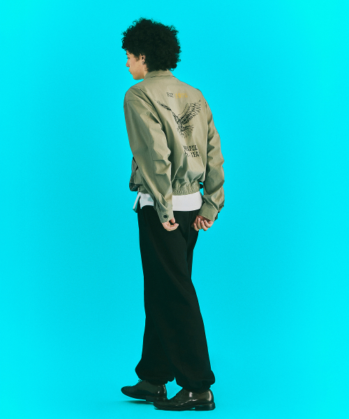 ERER（エルエル）の「[UN] Vintage Painted Nylon Blouson Khaki（ブルゾン・レディース・カーキ・1/2/3）」の6枚目の写真