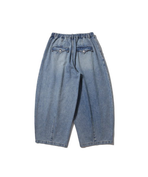 ANGLAN（アングラン）の「Western Balloon Denim Pants - Washed Blue（デニムパンツ・メンズ・その他・FREE）」の2枚目の写真