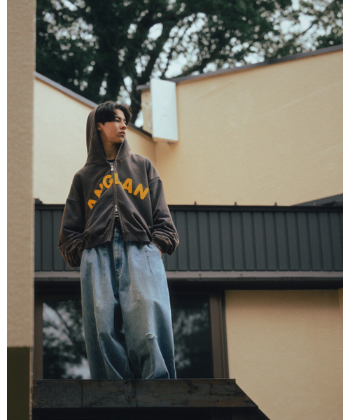 ANGLAN（アングラン）の「Western Balloon Denim Pants - Washed Blue（デニムパンツ・メンズ・その他・FREE）」の8枚目の写真