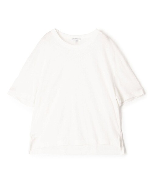JAMES PERSE(ジェームスパース)の「コットンジャージークルーTシャツ WRFJ3003(Tシャツ/カットソー・レディース・ブラック系その他/グレー/ホワイト/ブルー系その他・2/1)」の2枚目の写真
