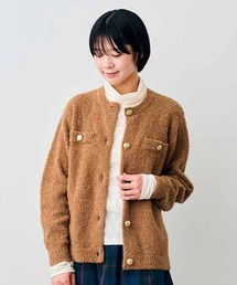 リブ イン コンフォート 上品で気分が上がる 洗えるニットアウター