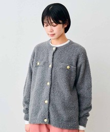 Live in comfort | リブ イン コンフォート 上品で気分が上がる 洗えるニットアウター(カーディガン/ボレロ)