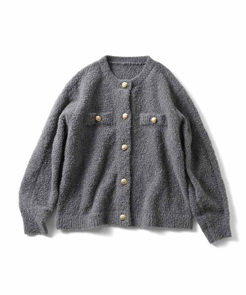 Live in comfort(リブインコンフォート)の「リブ イン コンフォート 上品で気分が上がる 洗えるニットアウター(カーディガン/ボレロ・レディース・グレー/ブラック/オフホワイト/グリーン/ベージュ・L/3L/LL/M/S/4L)」の21枚目の写真
