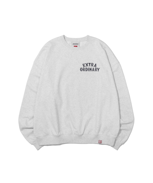 EXTRAORDINARY(エクストラオーディナリー)の「EX LOGO CREWNECK L.M/GREY(スウェット・メンズ・その他・X-LARGE/LARGE)」の2枚目の写真