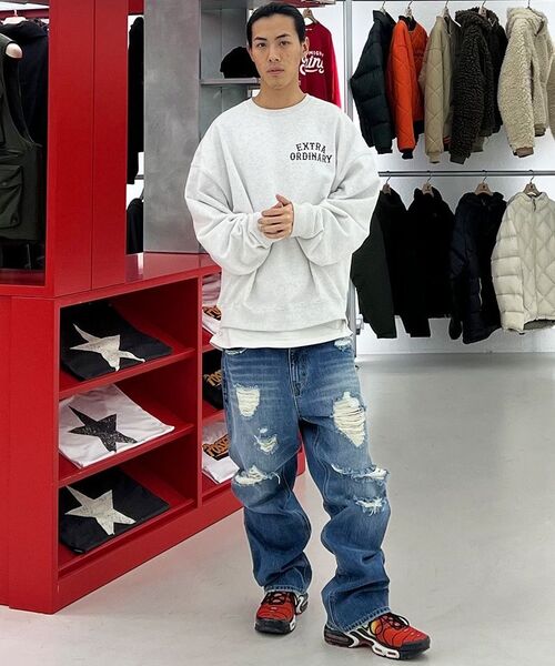 EXTRAORDINARY(エクストラオーディナリー)の「EX LOGO CREWNECK L.M/GREY(スウェット・メンズ・その他・X-LARGE/LARGE)」の13枚目の写真