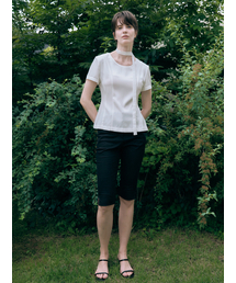 SAGE（セージ）の「セージスプリットカプリパンツ - ブラック（その他パンツ）」