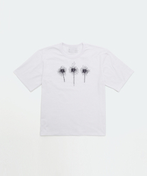 EYC（インヤン）の「Wild Flowers Embroidery T-shirt (White)（Tシャツ/カットソー）」