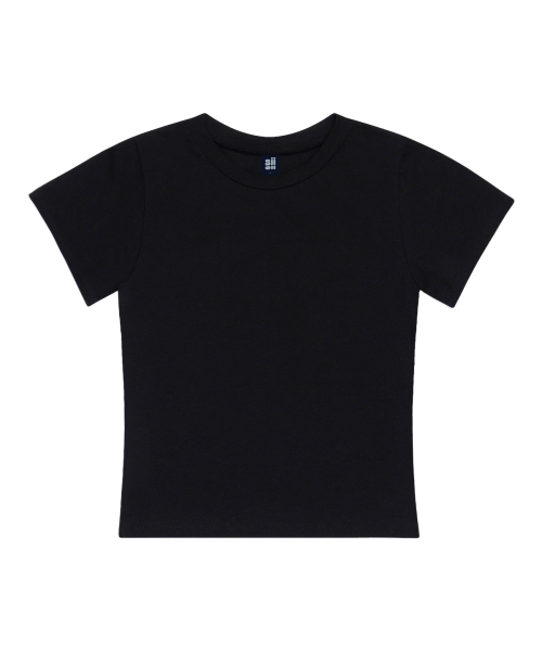 PAGESIISII(ページシシ)の「ベーシックスリムフィット半袖Tシャツブラック(Tシャツ/カットソー・レディース・その他・FREE)」の2枚目の写真