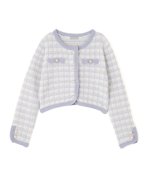 JILL by JILL STUART(ジルバイジルスチュアート)の「◇ラメミックスツィードニットジャケット(ニット/セーター・レディース・ブルー/ホワイト/グレー・FREE)」の20枚目の写真