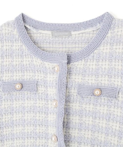JILL by JILL STUART(ジルバイジルスチュアート)の「◇ラメミックスツィードニットジャケット(ニット/セーター・レディース・ブルー/ホワイト/グレー・FREE)」の22枚目の写真