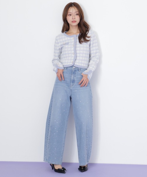 ジル バイ ジル スチュアート（JILL by JILL STUART）/ラメミックスツィードニットジャケット ◇ラメミックスツィードニットジャケット（ニット/セーター）｜JILL by