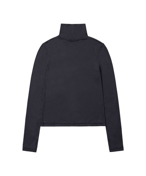 WELLBEING EXPRESS（ウェルビーイングエクスプレス）の「Everyday Turtleneck Top Grey（Tシャツ/カットソー・レディース・その他・MEDIUM/SMALL）」の2枚目の写真