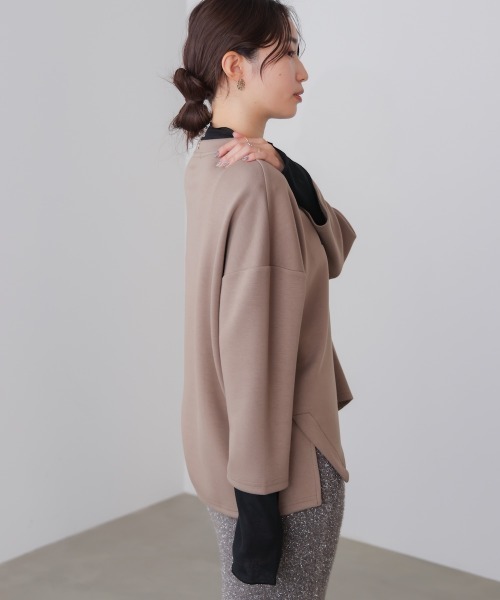 Bou Jeloud（ブージュルード）の「ファープリントプルオーバー（スウェット・レディース・モカ/ブラック/グレイッシュベージュ・FREE）」の11枚目の写真