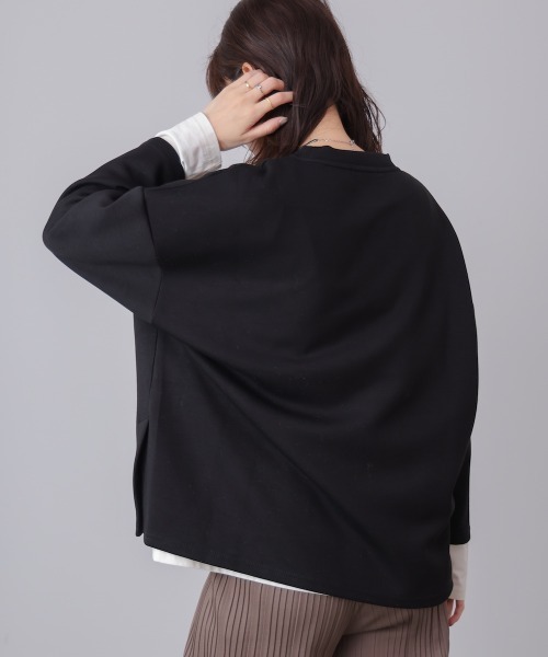 Bou Jeloud（ブージュルード）の「ファープリントプルオーバー（スウェット・レディース・モカ/ブラック/グレイッシュベージュ・FREE）」の17枚目の写真