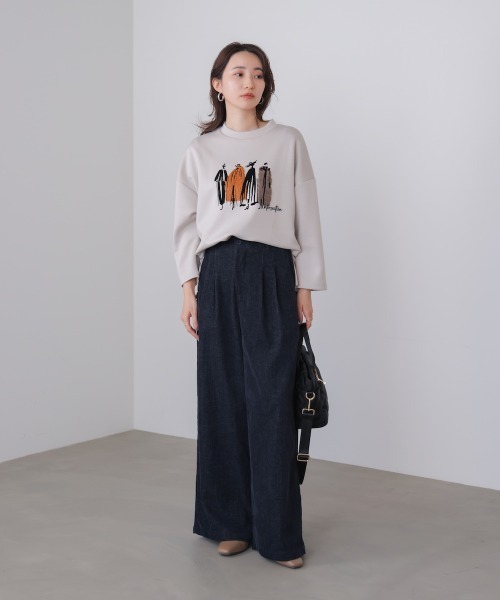 Bou Jeloud（ブージュルード）の「ファープリントプルオーバー（スウェット・レディース・モカ/ブラック/グレイッシュベージュ・FREE）」の22枚目の写真