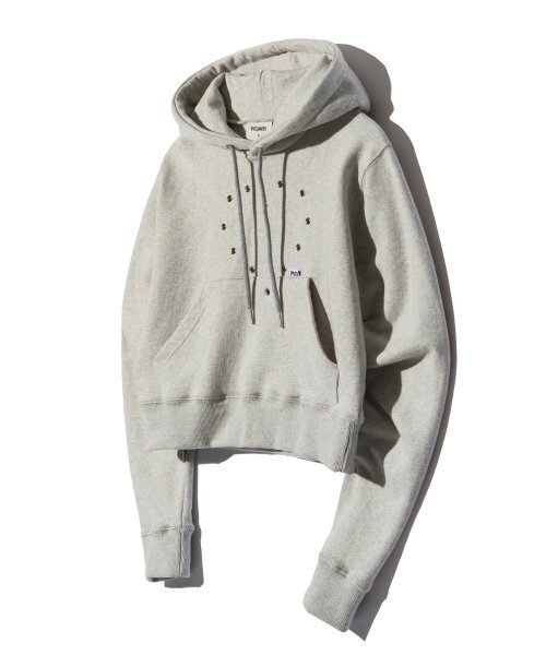 PIECEMAKER(ピースメーカー)の「HEART EYELET HOODIE (GREY) (2TYPE)(パーカー・レディース・その他・LARGE/MEDIUM)」の6枚目の写真